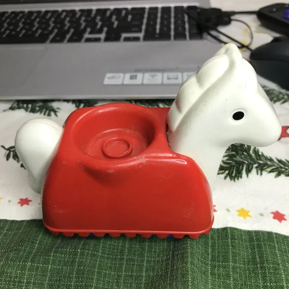 Little Tikes White Horse Wee Waffle Castle Replacement‎ Figure
